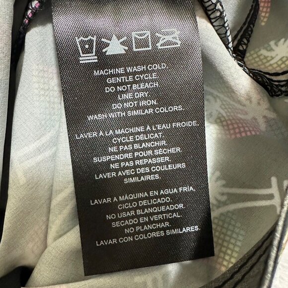 Hurley Mens Size 32 Black Palm Tree‎ Only Gradient Swim Board Short NWT - Picture 7 of 7